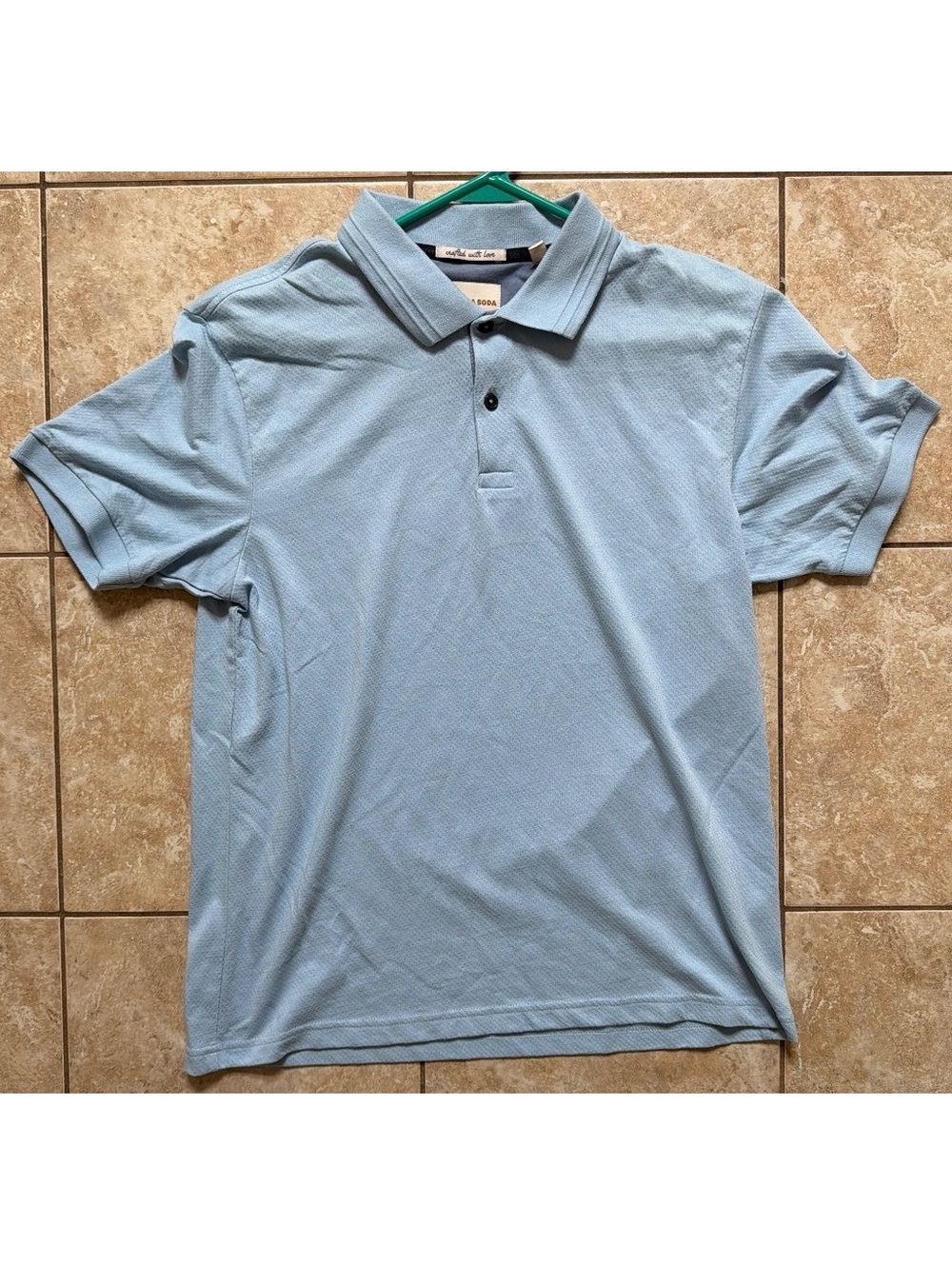 Medium - Men - Scotch & Soda Light Blue Polo Shirt